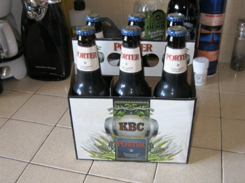 Kennebunkport Brewing Co. Porter in my California apartment. (Photo by Keith Michaud)